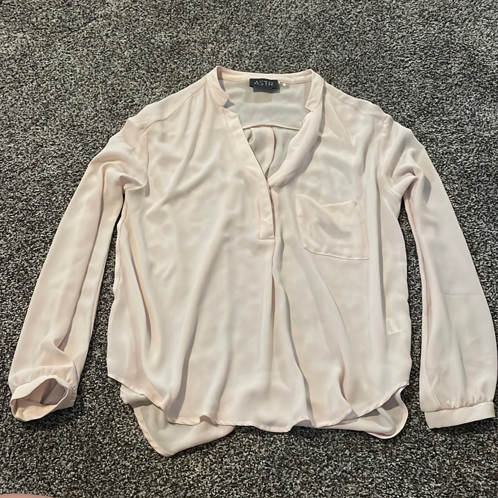 Astr light pink top